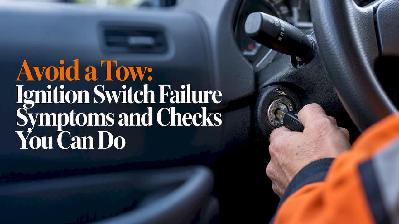 Avoid a Tow: Ignition Switch Failure Symptoms and Checks You Can Do
