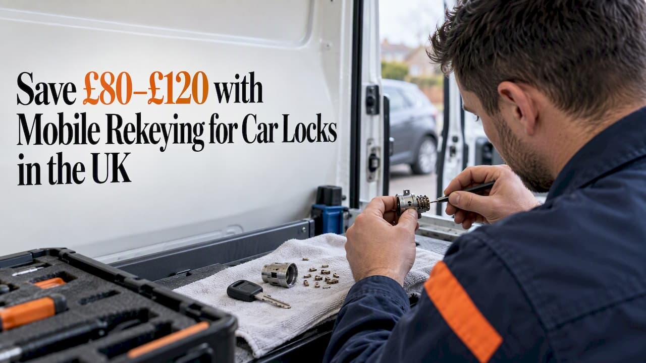 Save £80–£120: Mobile Rekeying for Car Locks in the UK