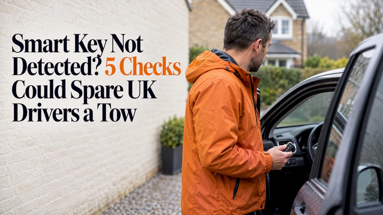 Smart Key Not Detected? 5 Checks Could Spare UK Drivers a Tow