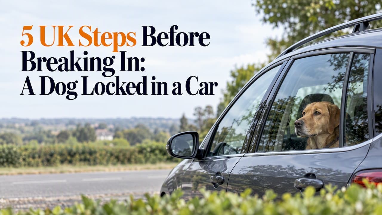 Before Breaking In: 5 UK Steps for a Dog Locked in a Car