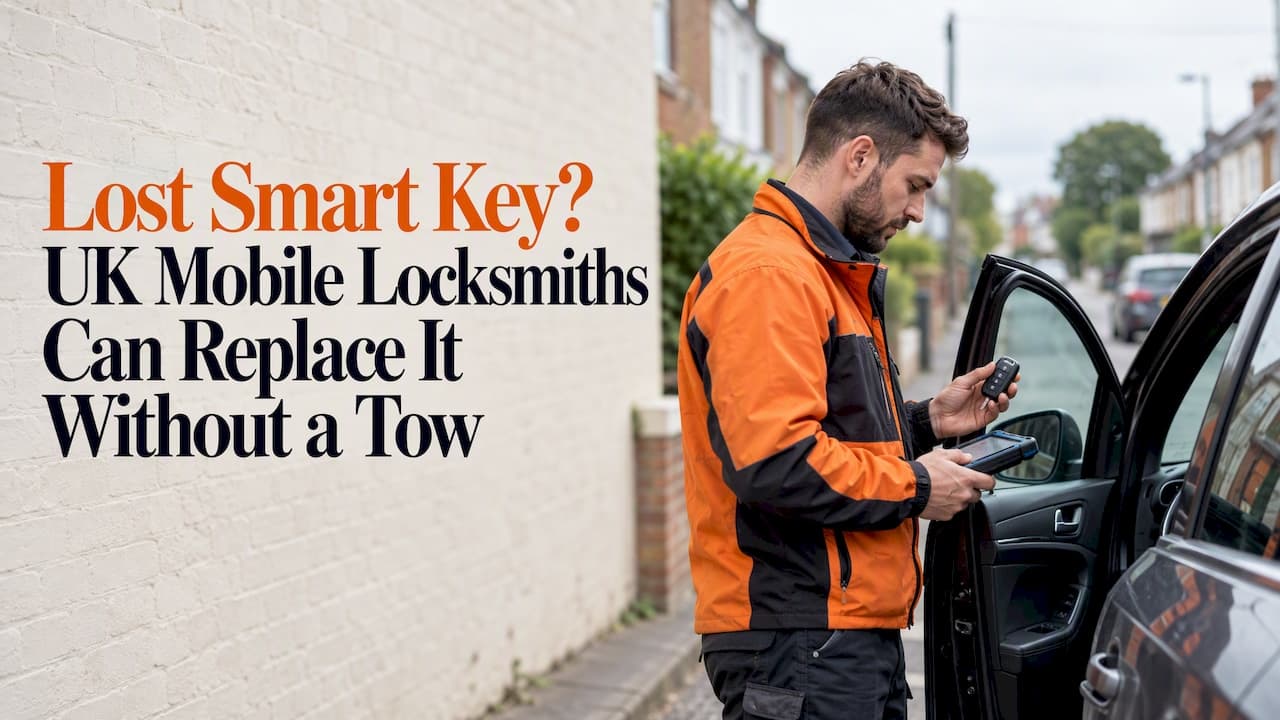Lost Smart Key? UK Mobile Locksmiths Can Replace It Without a Tow