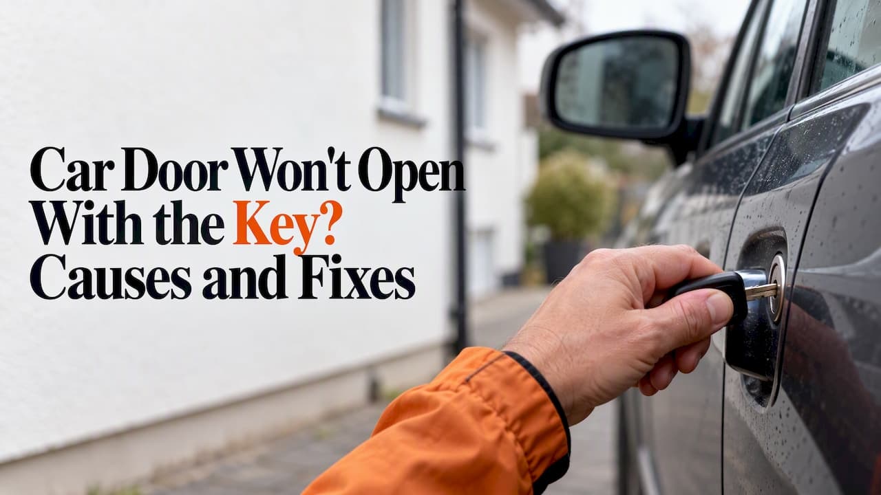 Car Door Won't Open With the Key? Causes and Fixes