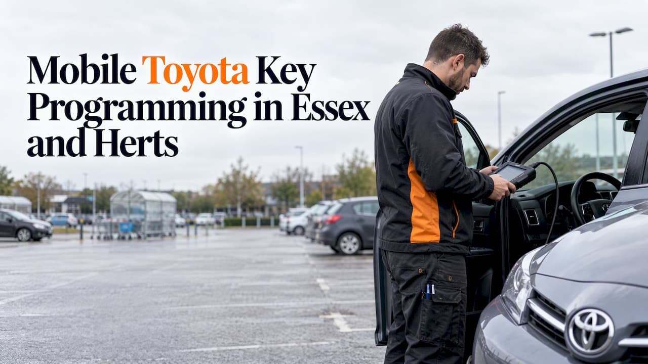 Toyota Key Programming: Mobile Service in Essex and Herts