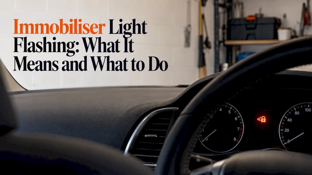 Immobiliser Light Flashing: What It Means and What to Do