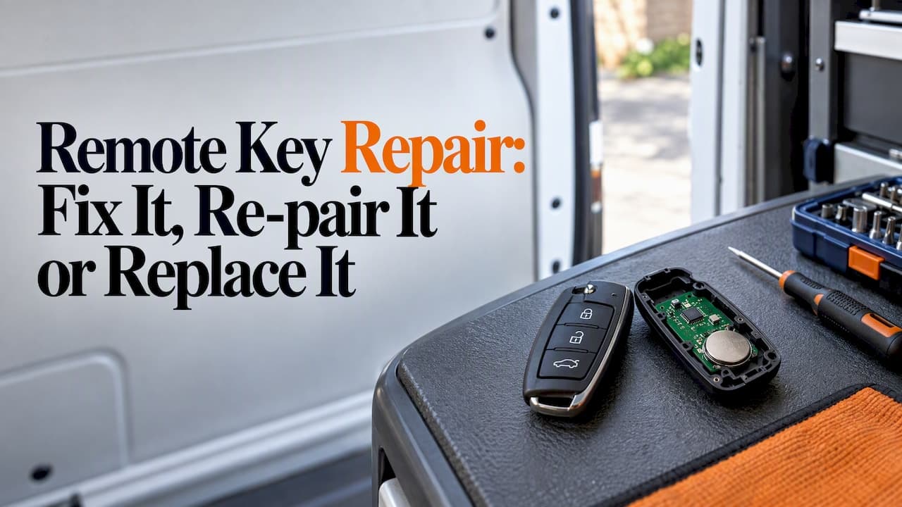 Remote Key Repair: Fix It, Re-pair It or Replace It